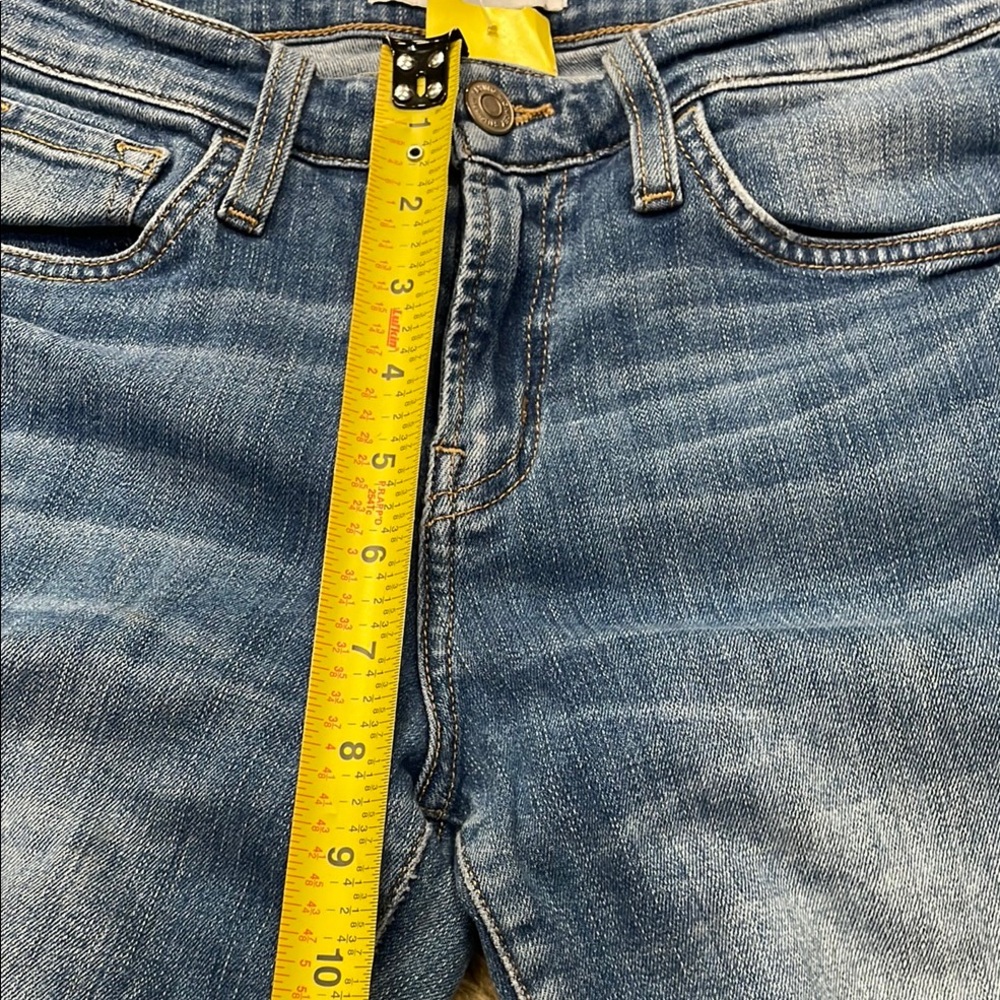 Flying Monkey Blue Cropped Ankle Jeans with Classic Style - Picture 5 of 7